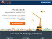 Tablet Screenshot of mirakle.com